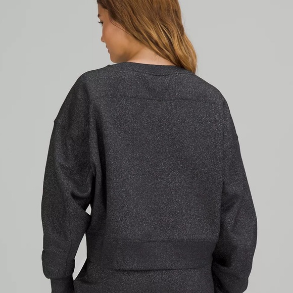 Lululemon Perfectly Oversized Cropped Crew * Spark - Picture 3 of 7